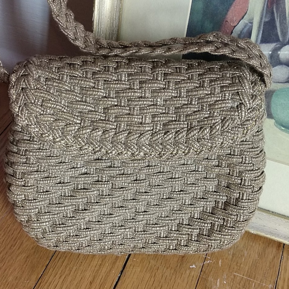 De VECCHI Braided Crossbody Bag, Vintage